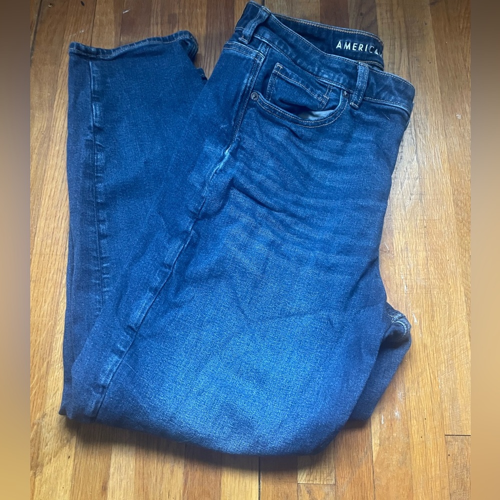 Size 16 American Eagle Blue Straight Jeans